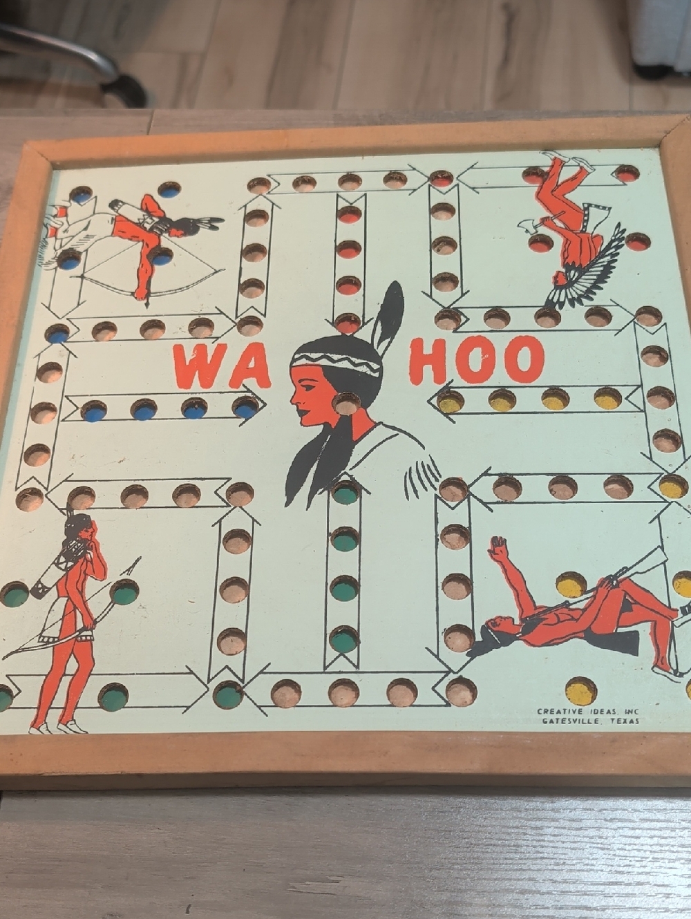 Vintage Wa Hoo Board Game - Picture 2 of 5
